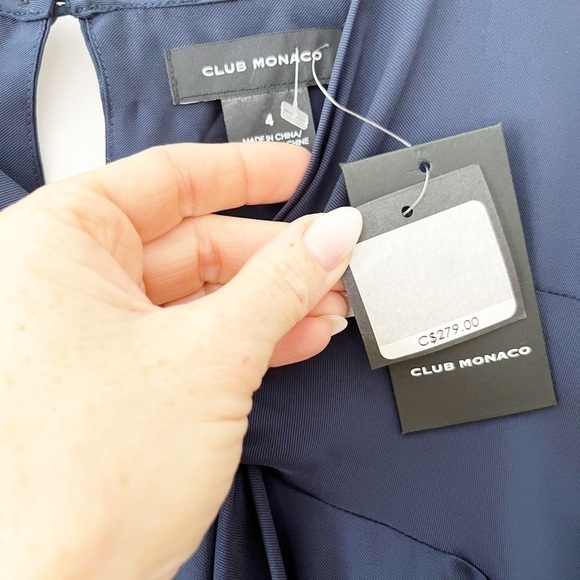 Bnwt CLUB Monaco Frint Twist Yoke Dress - Picture 10 of 12